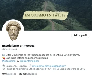 Estoicismo diario en X